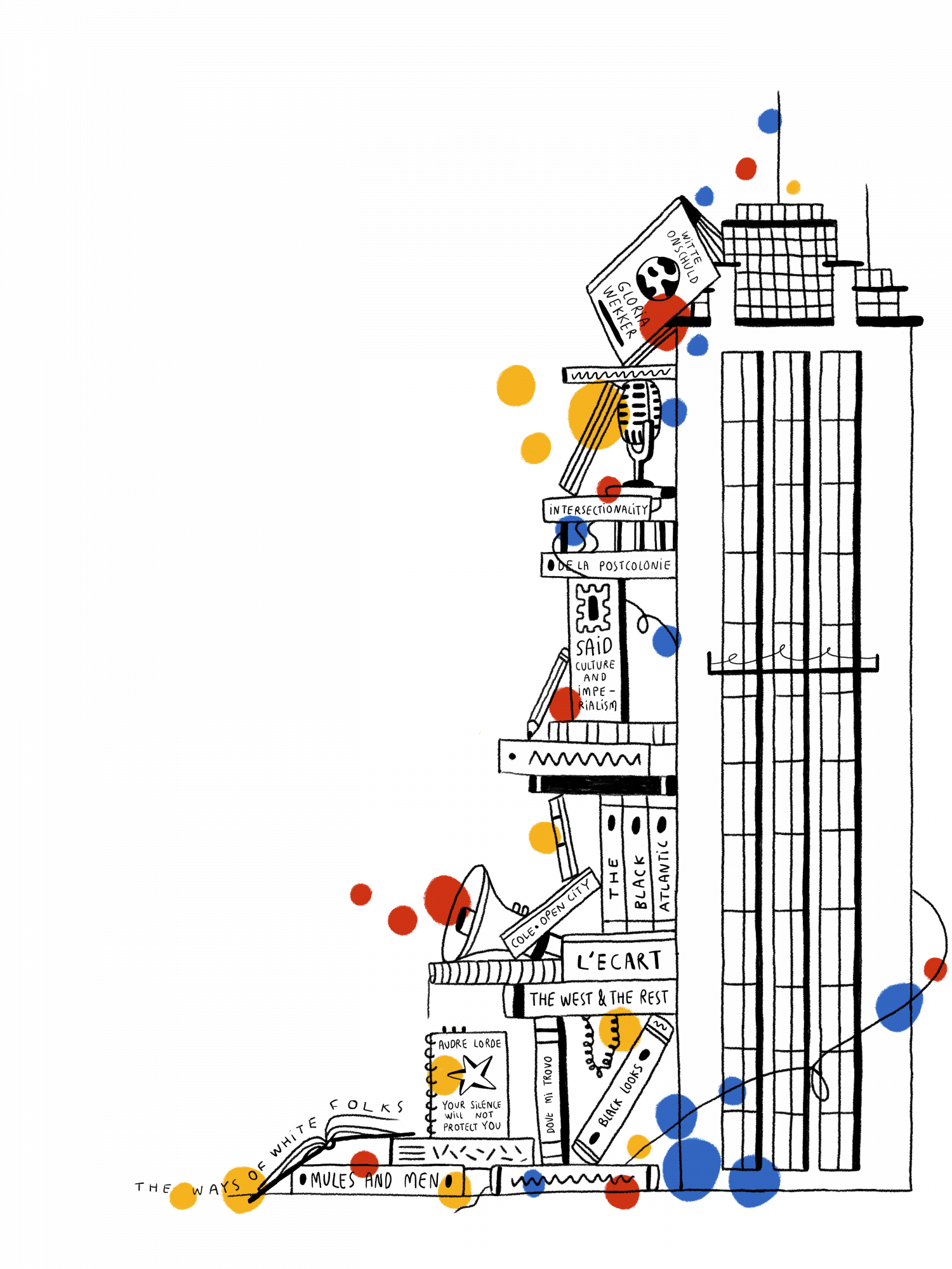 visual van de Boekentoren gemaakt door Ada Güvenir