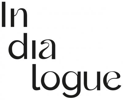zwart-wit logo van Indialogue