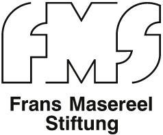 zwart-wit logo van de Frans Masereel Stiftung