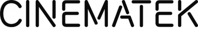 zwart-wit logo cinematek in hoofdletters